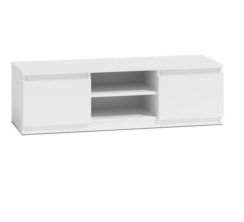Szafka RTV Topeshop Stolik RTV 120 Pod Telewizor Biały 40x120x36 cm 1 szt.