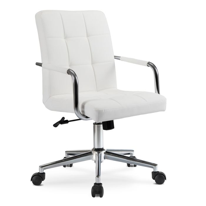 Krzesło Mebel Elite ASTRO Obrotowe Dla Dzieci Dziewczynki Fotel Do Biurka Białe 1 szt