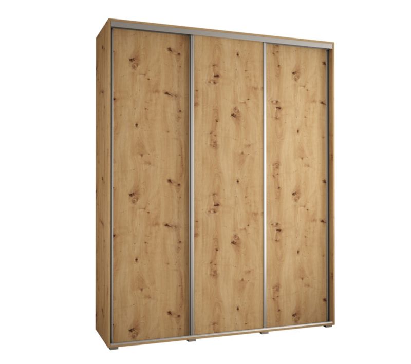 Szafa przesuwna Abiks CANNES 1 190 gł 45 artisan/artisan/srebrny 1szt.