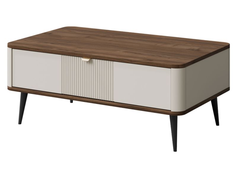 Stolik kawowy MIRJAN 24 Marly 16 kaszmir + orzech 1 szt.