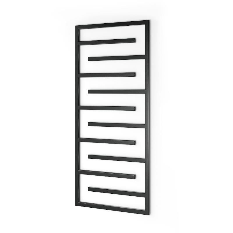Grzejnik łazienkowy wodny drabinka Warmtec 60x138cm czarny Contorno 1szt.
