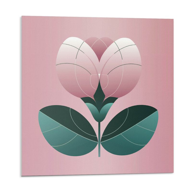 Kafelki samoprzylepne Wallfluent 30x30 cm Wzór kwiatów otoczony liśćmi 9 szt.