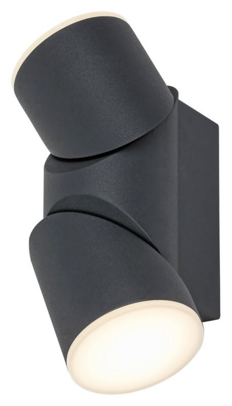 Kinkiet ścienny zewnętrzny Rabalux Belfast antracytowo-biały LED 2.9W 3000K 620lm IP65 wym: 16 x 6,5 x 8,5 cm aluminium - 1 szt.