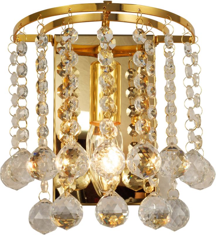 Kinkiet London Crystal 1 x E14 złoty