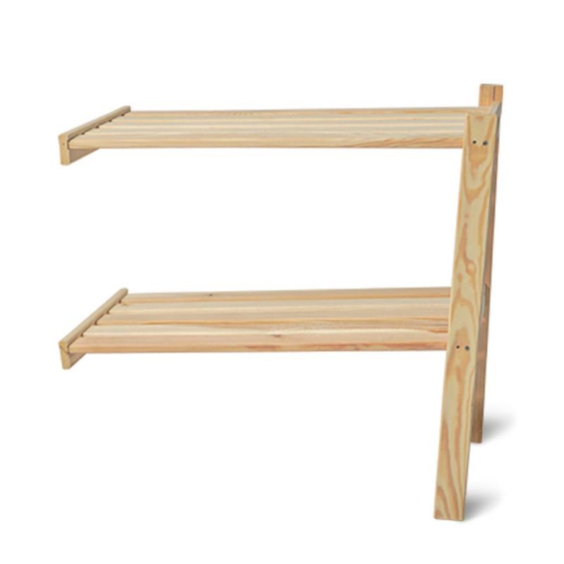 Regał Magazynowy Hurtownia-Mebli Półek 2 Dostawka 2 Półki 63cm Sosnowy Sosnowy 63x26x59 cm 1szt.