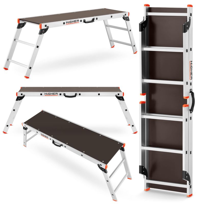 Podest roboczy aluminiowy składany platforma składana HIGHER - 2,60m 1 szt