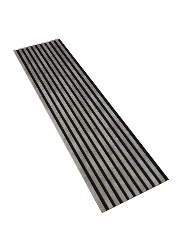 Lamele Ścienne na Płycie Czarnej SunWood 275x58cm Panel Dekoracyjny Loft Beton 1 szt.
