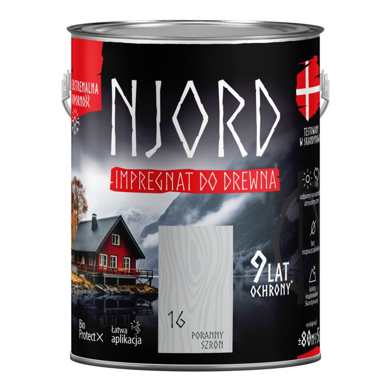 Impregnat do drewna Njord poranny szron 5 l