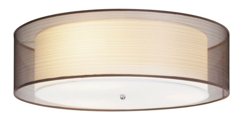 Plafon sufitowy nowoczesny Rabalux Anastasia chromowany brązowy 3 x E14 x 25W IP20 wym: 16,5 x 49,5 x 49,5 cm - 1 szt.