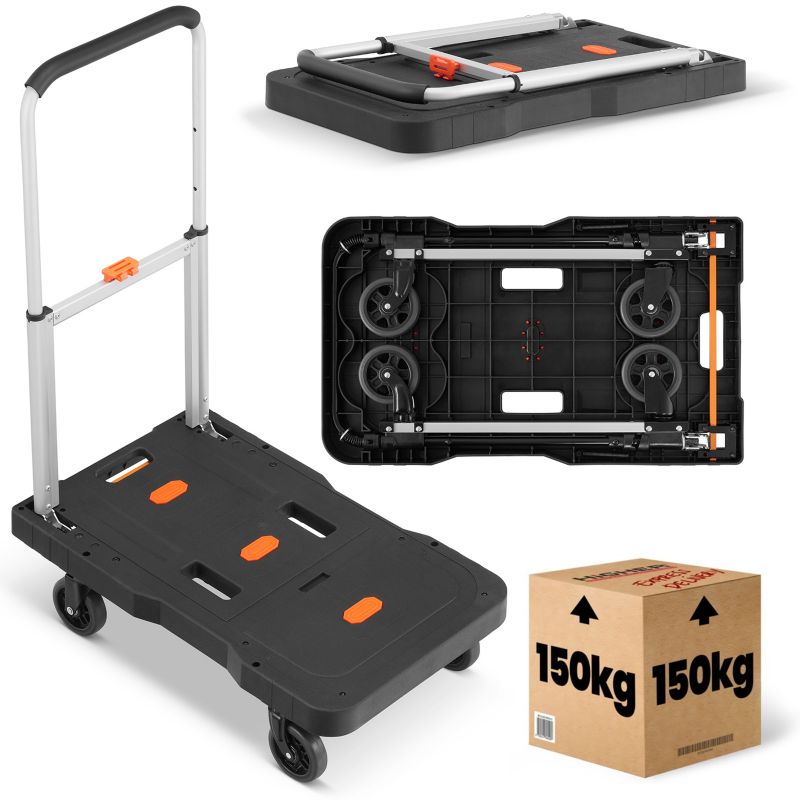 Wózek transportowy składany platformowy HIGHER Compact 150kg 1 szt