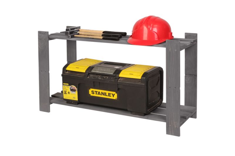 Regał drewniany MODO24 impregnacja szara sosnowy 50x80x28 cm eko 1 szt.