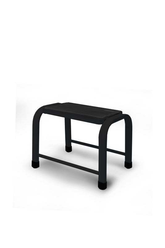 Podest taboret 1 stopień DRABEST stołek roboczy CZARNY antypoślizgowy 1 szt.