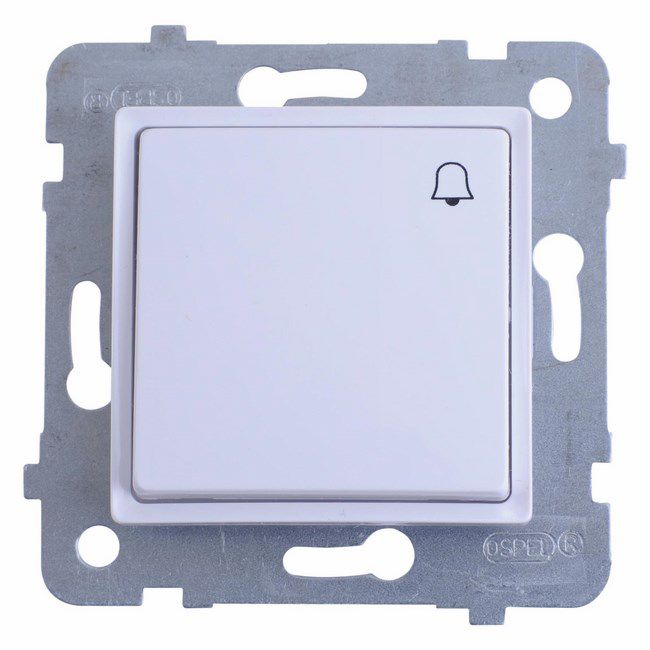 Łącznik pojedynczy dzwonek Polmark Tarnów Rosa biały