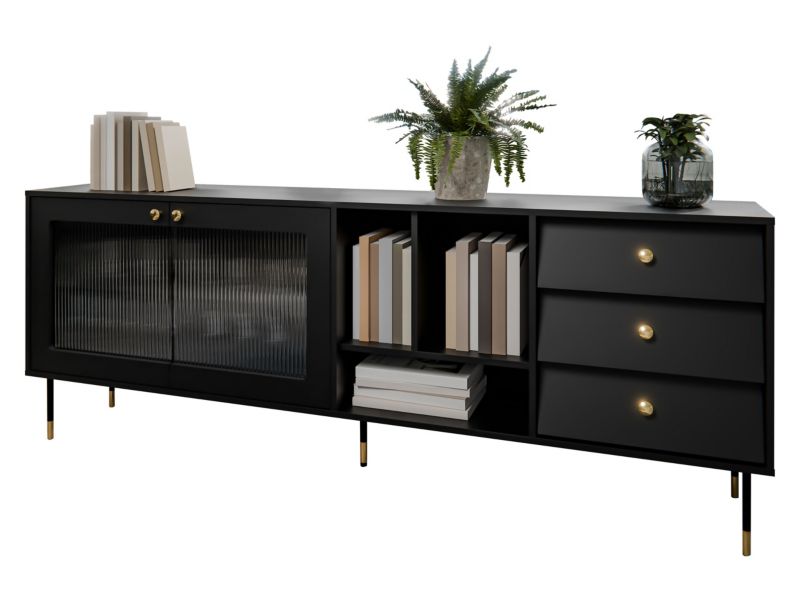 Komoda MIRJAN 24 Valerio 200 czarny 1 szt.