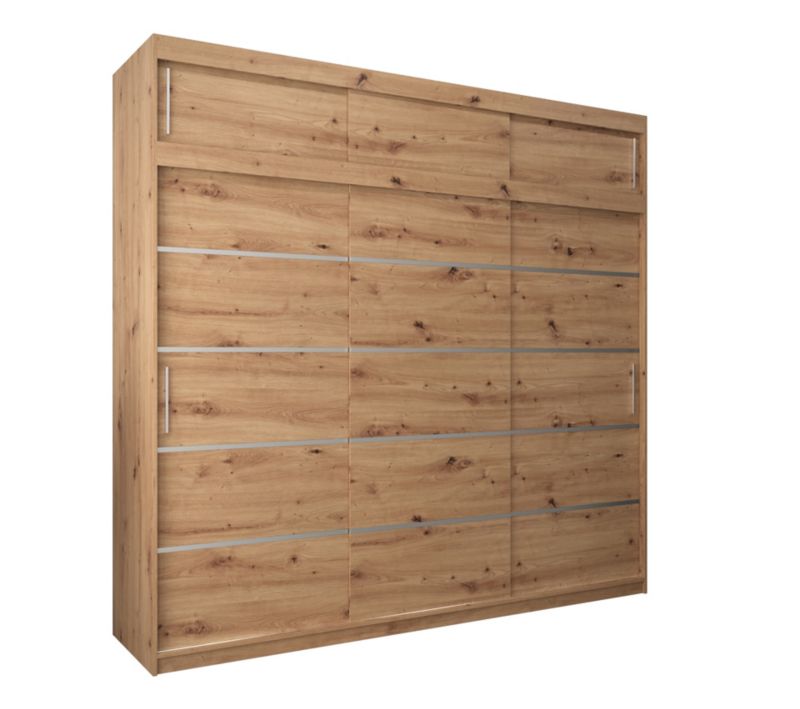 Szafa przesuwna Abiks Verona 1 250 artisan + artisan z nadstawką 1 szt.