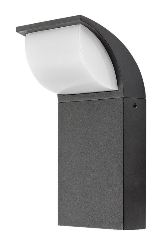 Kinkiet ścienny zewnętrzny Rabalux Hongkong czarno-biały LED 9W 4000K 660lm IP65 wym: 20 x 10 x 10 cm aluminium - 1 szt.