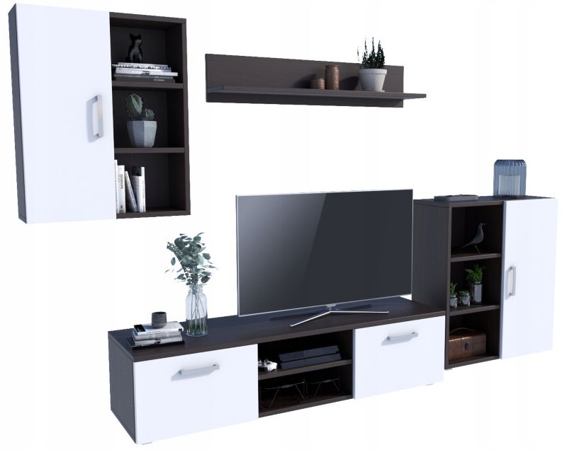 Meblościanka Matkam DEDAL Per wenge-biały 1 szt.