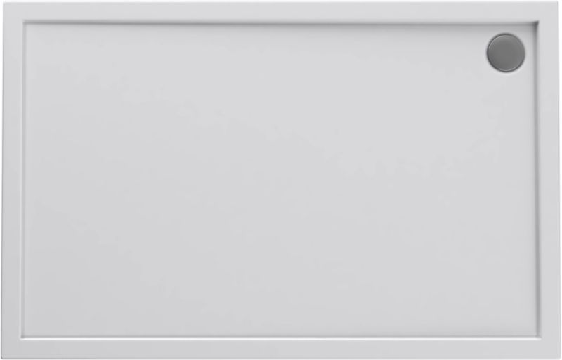 Brodzik akrylowy Schedpol Atla prostokątny 70 x 120 x 4,5 cm biały