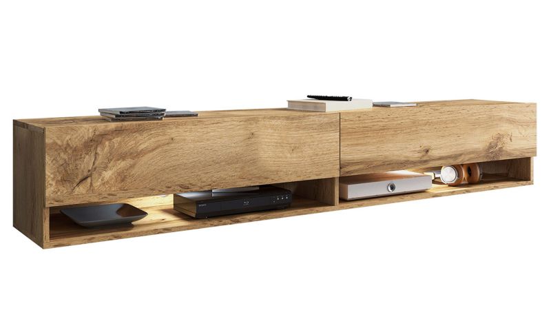 Szafka RTV MIRJAN 24 A180 z oświetleniem LED RGB wotan 1 szt.