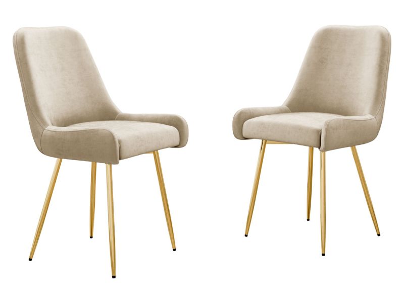 Komplet dwóch nowoczesnych krzeseł MIRJAN 24 Muz DC-1148 czarny 2 szt.