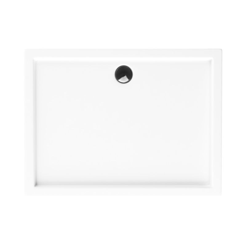 Brodzik akrylowy Schedpol Lena prostokątny 80 x 140 x 14 cm biały