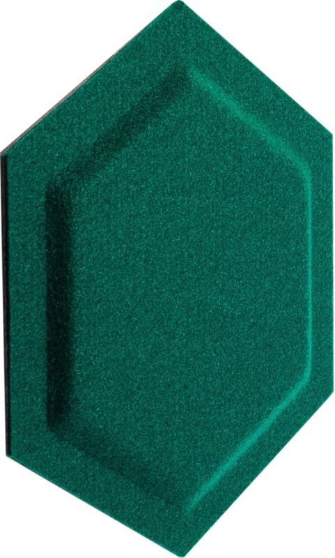 Panel dekoracyjny Decosa 30 x 26 cm filcowy heksagon butelkowy