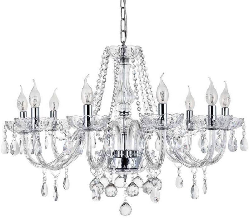 Lampa Sufitowa Wisząca Toolight 300750 8 Transparentny 1 Szt