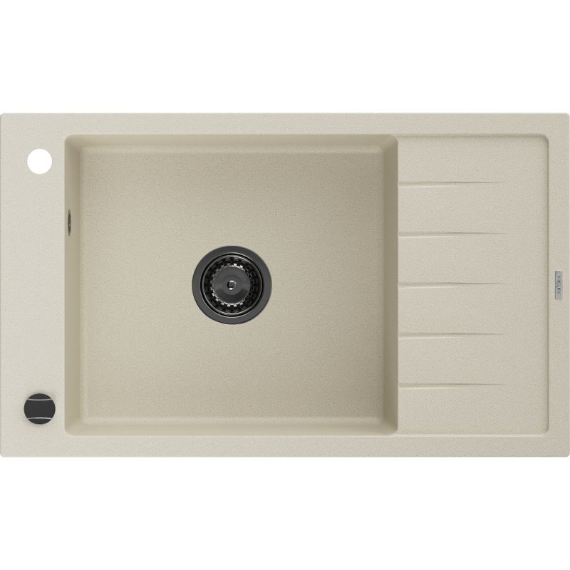 Zlewozmywak wpuszczany Mexen Elias 1-komorowy beżowy 795x480 mm - 6511791005-69-G 1 szt.