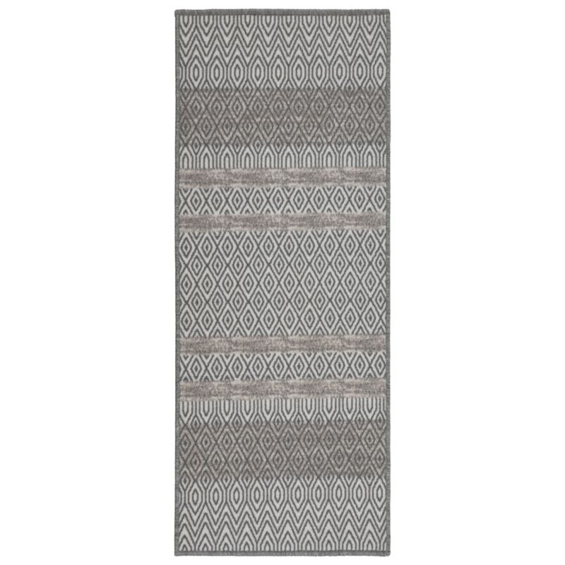 Chodnik antypoślizgowy 80x200 cm Vita e-floor Geometryczny szary 1 szt