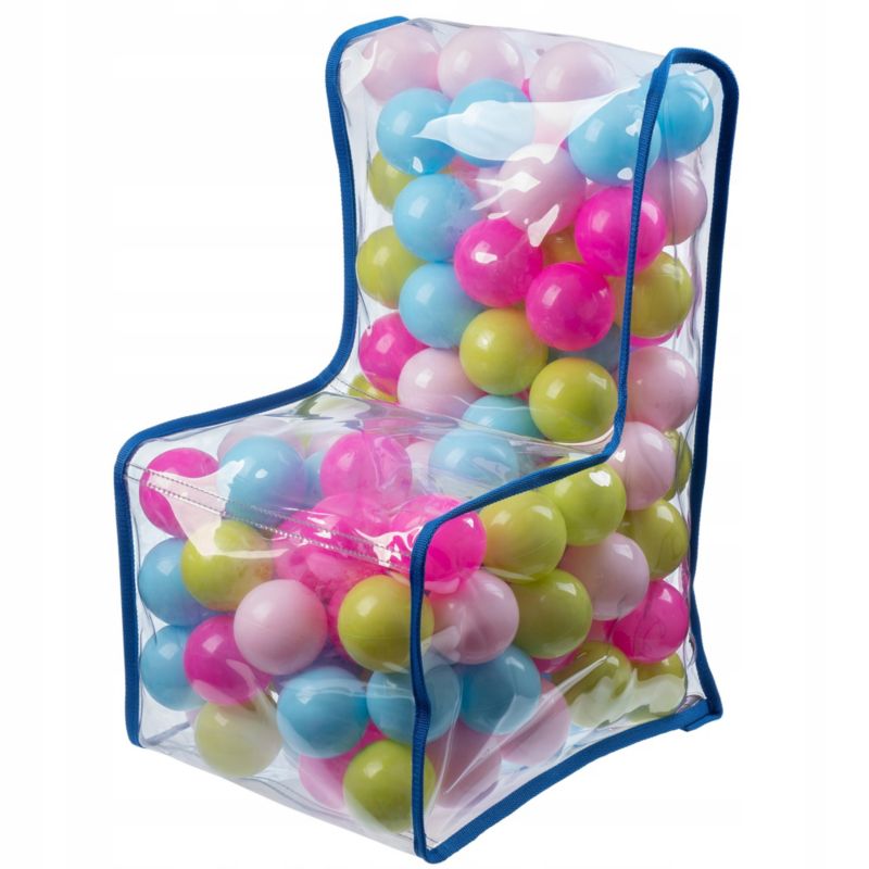 Fotelik KADAX Dla Dzieci Krzesełko Piłki Pastelowe 56cm 1szt.