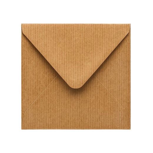 Koperty Ozdobne Neopak K4 Kraft Prążek 120g - Ekologiczne Koperty 50 szt.