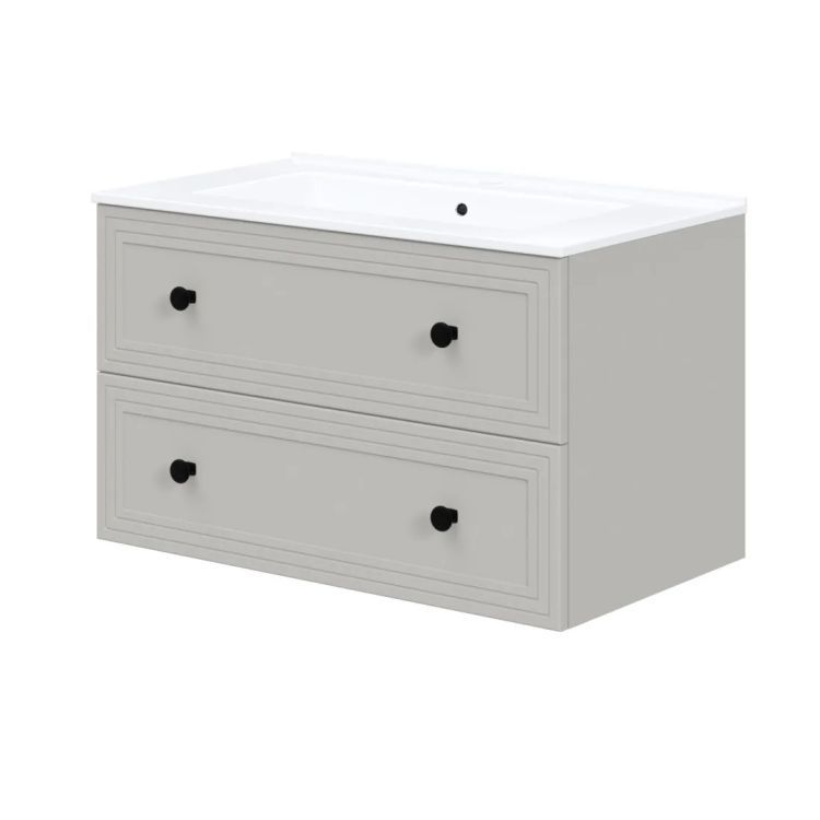 Szafka Halmar pod umywalkę TORETO 2S 80cm kaszmirowy mat 1 szt