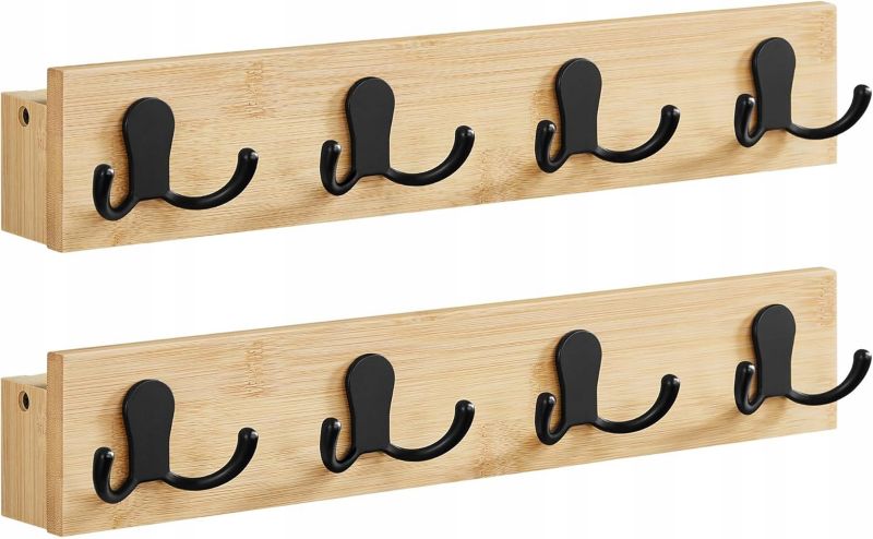 Wieszak ścienny Songmics z półką, zestaw 2 sztuk, 1szt
