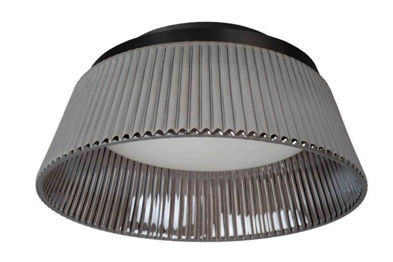 Lampa sufitowa wisząca Lucide Vixi 1077 szaro-odcienie szarości-czarna szerokość 35 cm wbudowany LED 18W 1 szt.