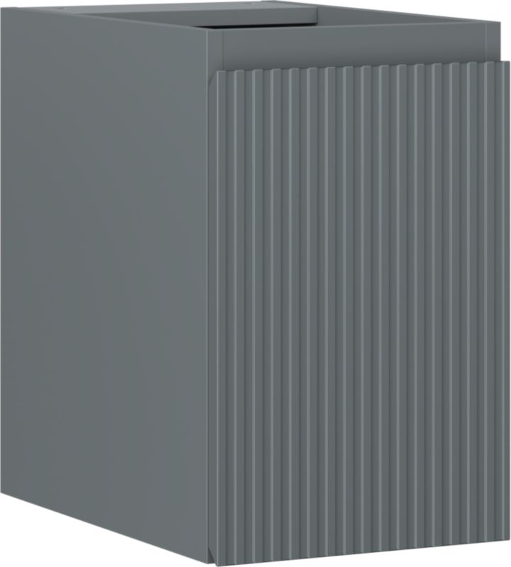 Szafka łazienkowa Mexen Rivel grafit mat 30x47 cm 1 drzwi ryflowana 1 szt.