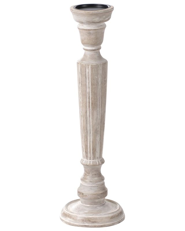 Świecznik Mallawi Drewno mango 50 cm Jasnobrązowy 1 szt.