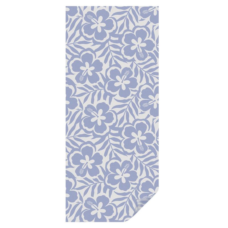 Naklejka na okno witraż Tulup 50x116 cm Efekt Mrożonego Szkła Kwiatowy wzór na liściastym tle 1 rol.