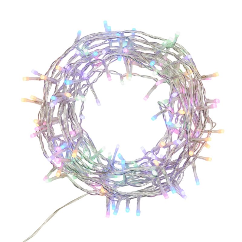 Lampki wewnętrzne 240 LED tęcza