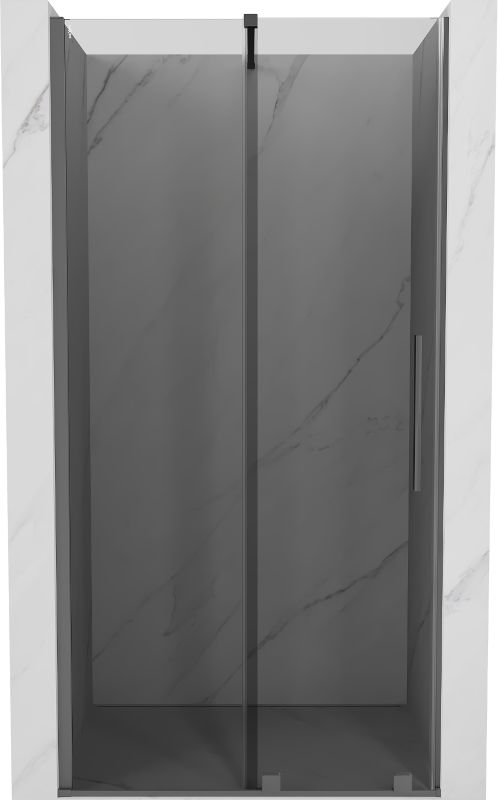 Drzwi prysznicowe Mexen Velar grafitowe 110 cm 1 szt.