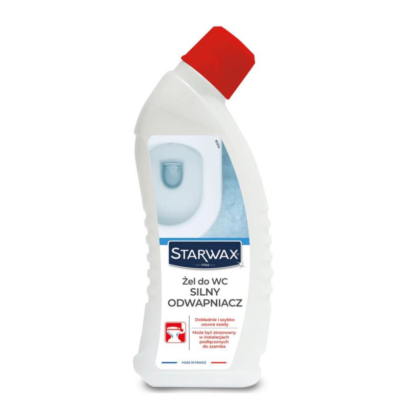 Silny odwapniacz w żelu do WC Starwax 750 ml