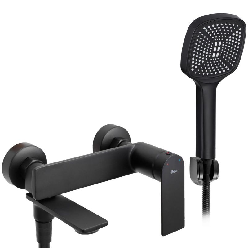 Bateria Wannowa Rea Storm Czarna 14,5X19,5X12Cm 1 Szt