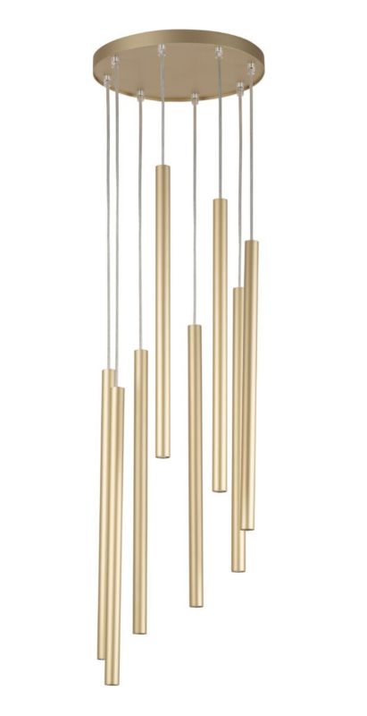 Lampa wisząca Sigma Lighting Sopel 4476 złota dekoracyjna 8xG9 x 1 szt.