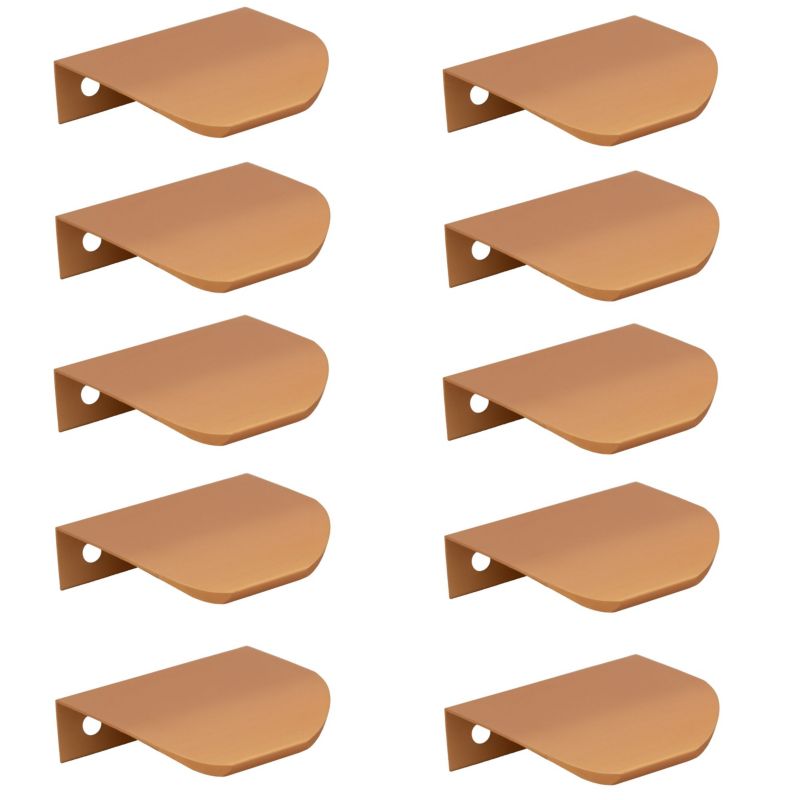 Uchwyt meblowy B&B krawędziowy 50 mm miedziany 10 szt