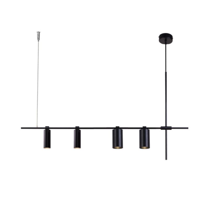 Lampa wisząca Shilo Namasu 9283 czarna minimalistyczna 4xGU10+MR11 x 10W 1 szt.