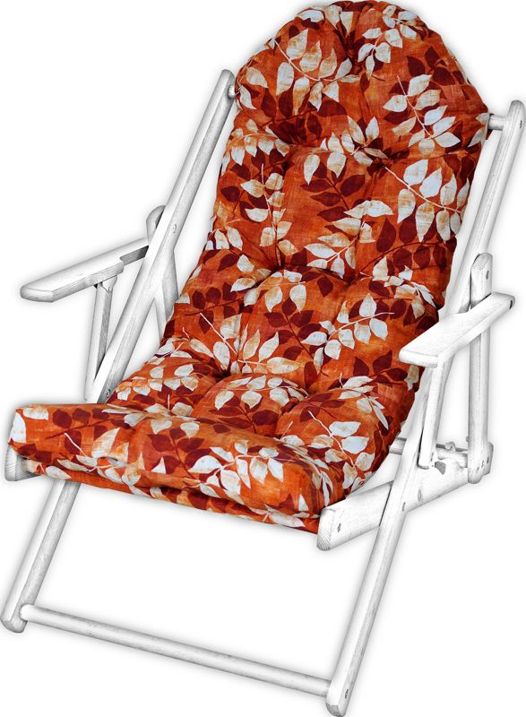 Poduszka na leżak drewniany AMPO czerwony bordowy 1 szt.