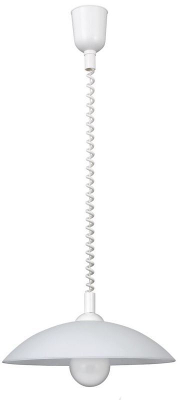 Lampa wisząca Rabalux Round 7806 biała do kuchni 1xE27 x 60W 1 szt.