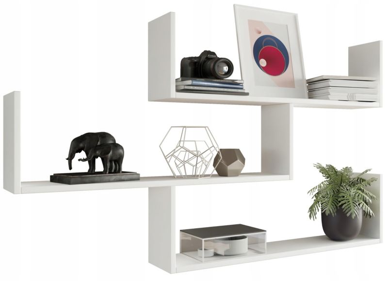 Półka Matkam wisząca THETA regał Per biały 1 szt.