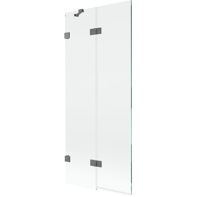 Parawan nawannowy Mexen Lunar gun metal 80x150 cm 2-skrzydłowy 1 szt