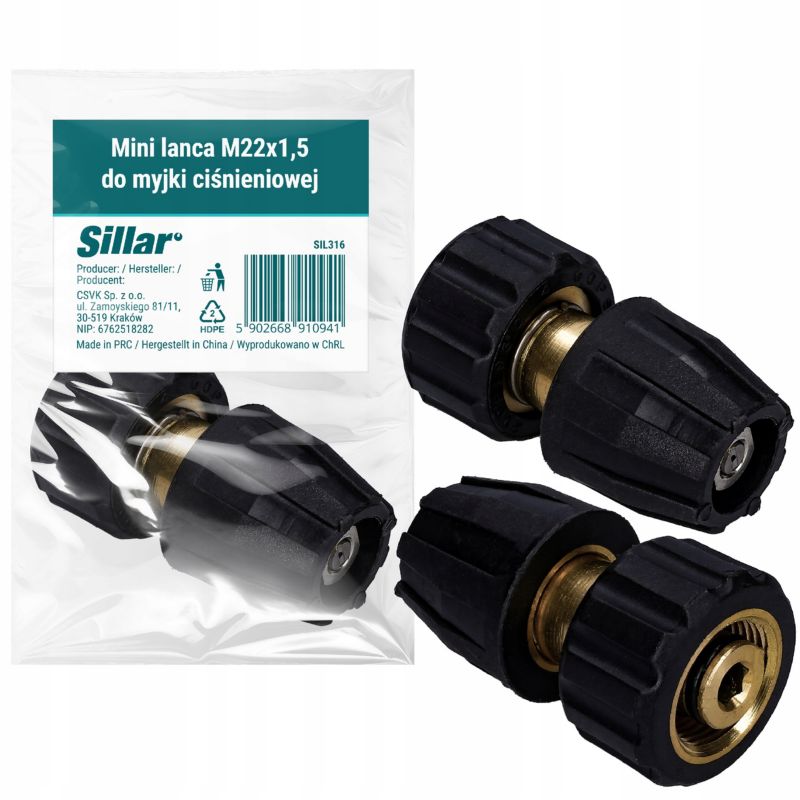 Mini lanca, Sillar, do myjki KARCHER HD HDS K, M22, 10cm, zamiennik, 1szt