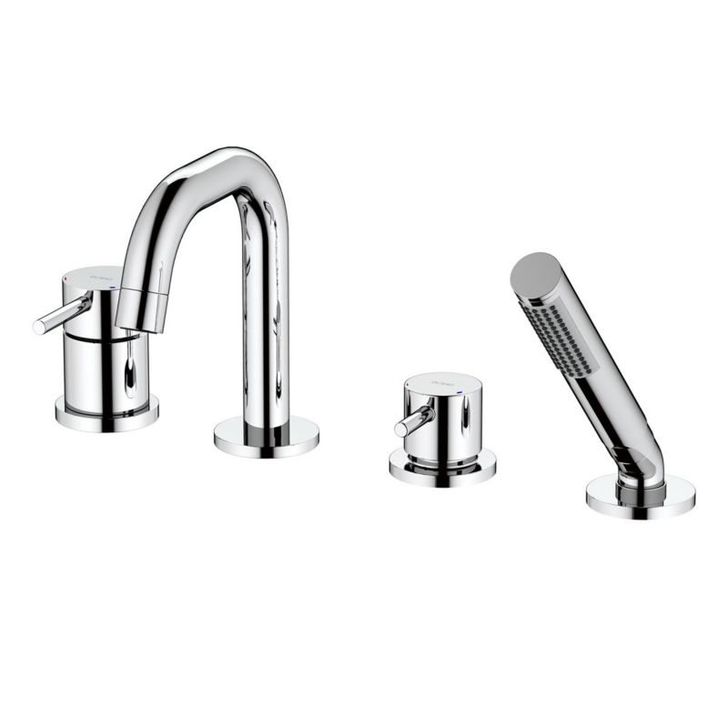 Bateria wannowo-prysznicowa Oltens Molle Chrom Jednouchwytowa Zestaw Prysznicowy 1 szt.